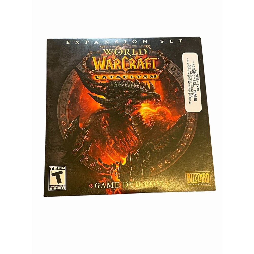World of Warcraft: Cataclysm Expansion Set - Video Game PC disc
